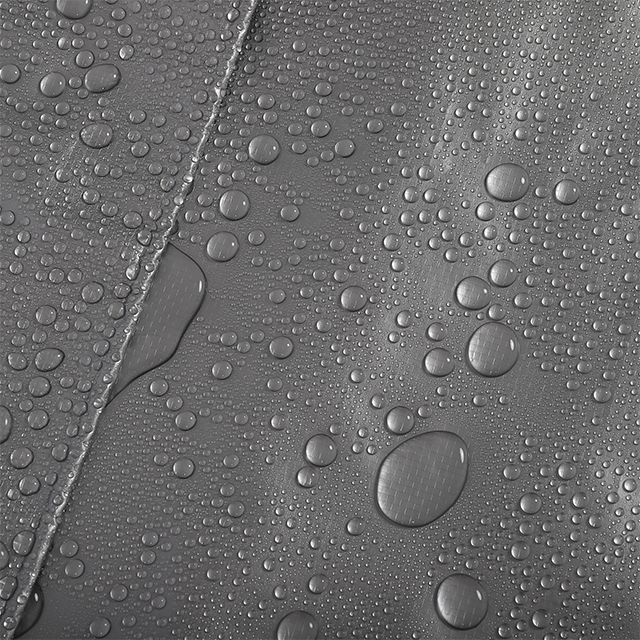 Lona impermeable de PE plateada 